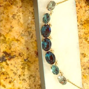 Touchstone Crystal by Swarovski turquoise necklace